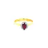 Gold Ring with Ruby and Diamonds