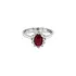 Gold Ring with Ruby and Diamonds