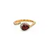 Gold Ring with Ruby and Diamonds