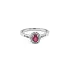 Gold Ring with Ruby and Diamonds