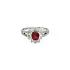 Gold Ring with Ruby and Diamonds