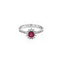 Gold Ring with Ruby and Diamonds