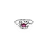 Gold Ring with Ruby and Diamonds