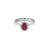 Gold Ring with Ruby and Diamonds