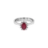 Gold Ring with Ruby and Diamonds