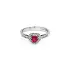 Gold Ring with Ruby and Diamonds