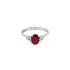 Gold Ring with Ruby and Diamonds
