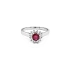 Gold Ring with Ruby and Diamonds