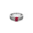 Gold Ring with Rubies and Diamonds