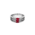 Gold Ring with Rubies and Diamonds