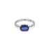 Gold Ring with Sapphire and Diamonds