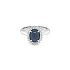 Gold Ring with Sapphire and Diamonds