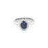 Gold Ring with Sapphire and Diamonds