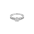 Gold Engagement Ring with Diamonds