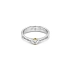 Gold Engagement Ring with Diamonds