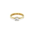 Gold Engagement Ring with Diamond