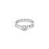 Gold Engagement Ring with Diamonds