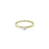 Gold Engagement Ring with Diamond