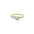 Gold Engagement Ring with Diamonds