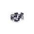 Gold Ring with Sapphires and Diamonds