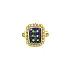 Gold Ring with Sapphires and Diamonds