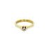 Gold Engagement Ring with Diamond