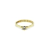 Gold Engagement Ring with Diamond