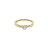 Gold Engagement Ring with Diamonds