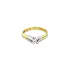 Gold Engagement Ring with Diamond