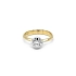 Gold Engagement Ring with Diamond