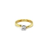 Gold Engagement Ring with Diamond