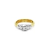 Gold Engagement Ring with Diamond