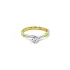 Gold Engagement Ring with Diamond