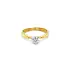 Gold Engagement Ring with Diamond