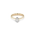 Gold Engagement Ring with Diamond