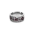 Gold Ring with Amethysts and Diamonds
