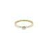 Gold Engagement Ring with Diamond