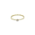 Gold Engagement Ring with Diamond