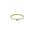 Gold Engagement Ring with Diamond