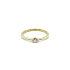 Gold Engagement Ring with Diamond