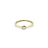 Gold Engagement Ring with Diamond