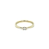 Gold Engagement Ring with Diamond