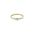 Gold Engagement Ring with Diamond