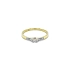 Gold Engagement Ring with Diamonds