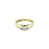 Gold Engagement Ring with Diamond