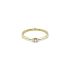 Gold Engagement Ring with Diamond