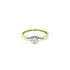 Gold Engagement Ring with Diamonds