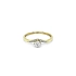 Gold Engagement Ring with Diamonds
