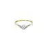 Gold Engagement Ring with Diamonds