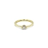 Gold Engagement Ring with Diamond